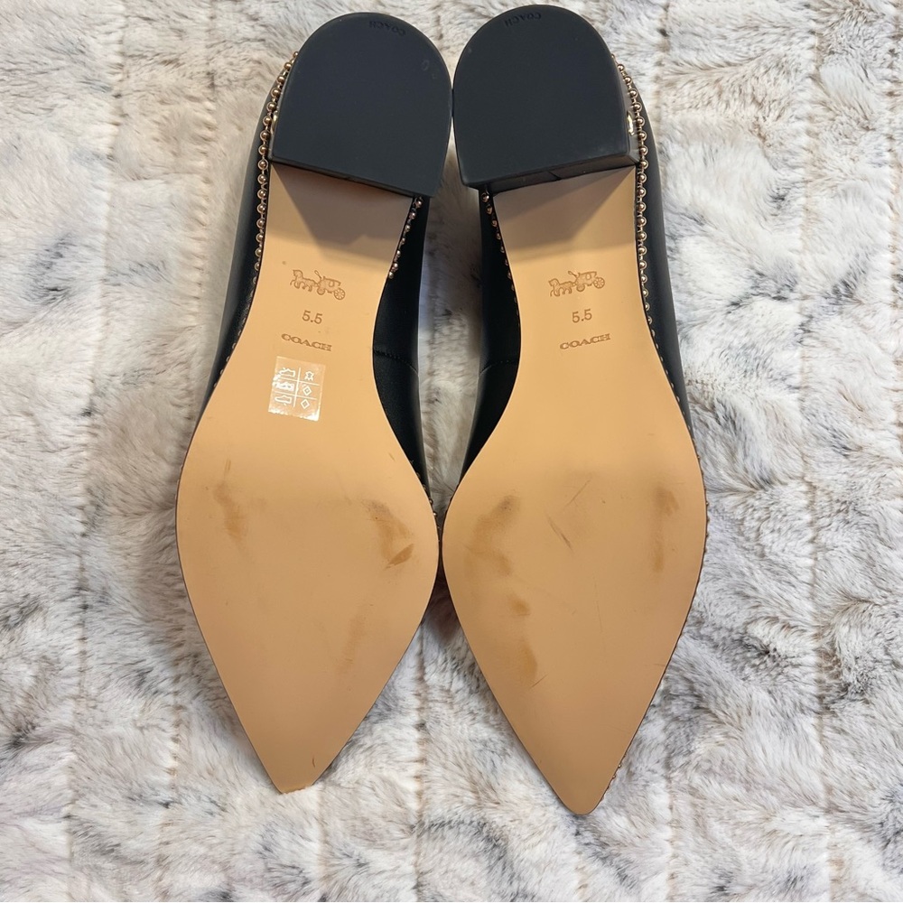 NWOB Coach Black Leather Willa Pump Sz-5.5 - Picture 8 of 8